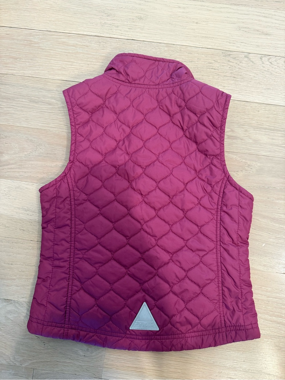 L.L.Bean Quilted Vest in Raspberry Pink - Picture 5 of 5